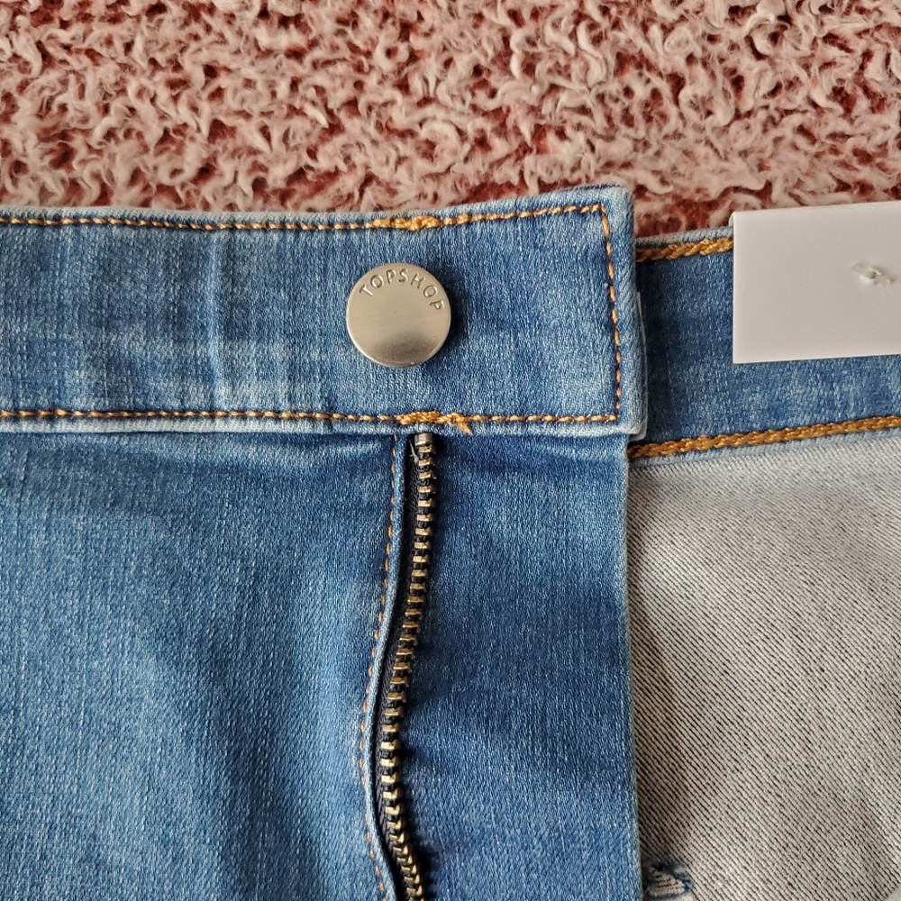 Topshop Joni Super High Waisted Shorts - Picture 4 of 9